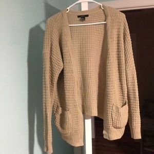 Beige cardigan!